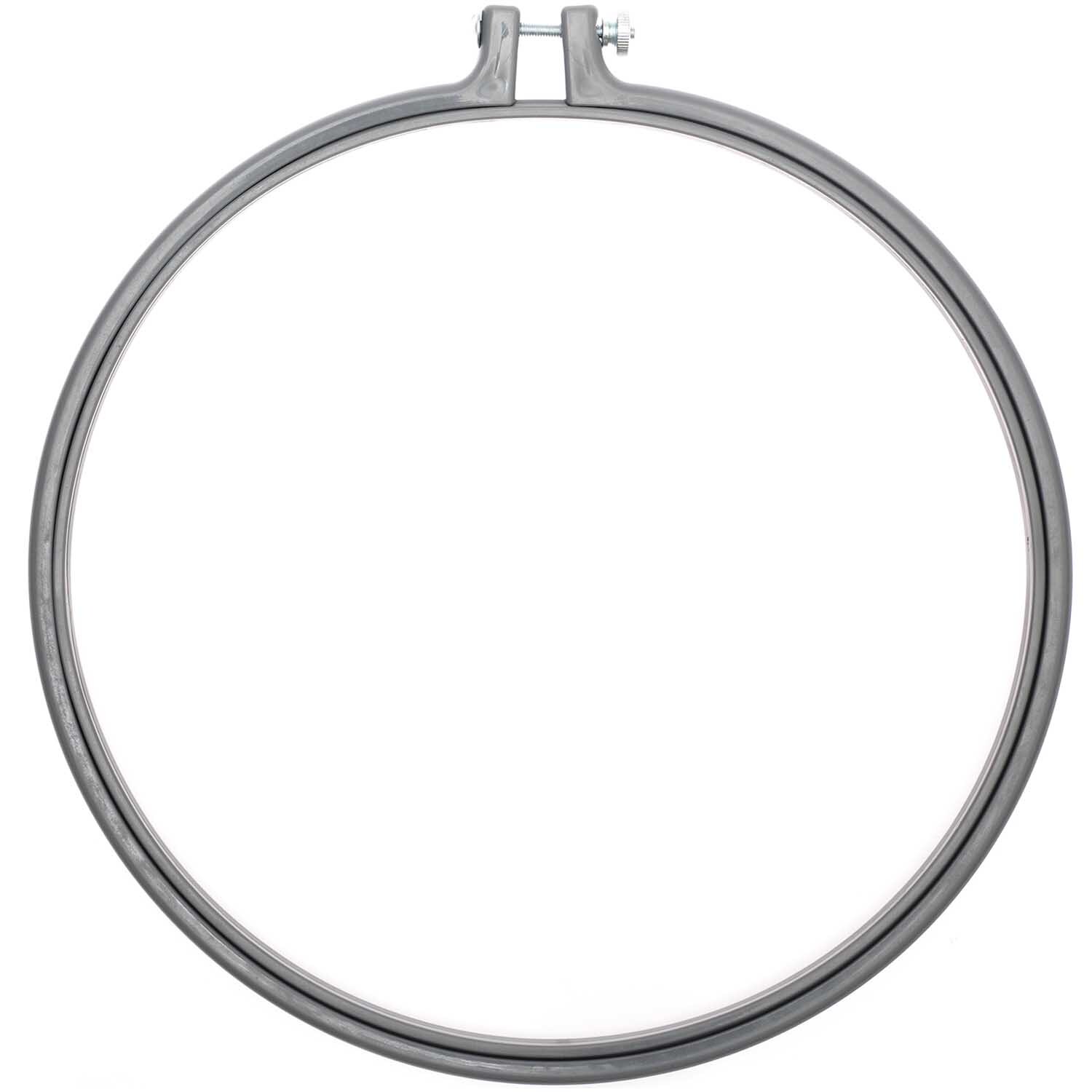 Stickring aus Kunststoff grau 25,4cm