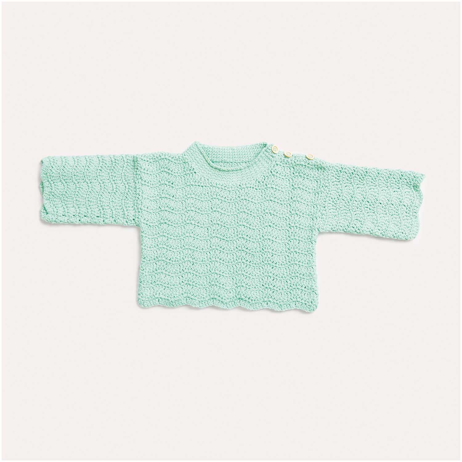 Häkelset Pullover Modell 14 aus Baby Nr. 36 