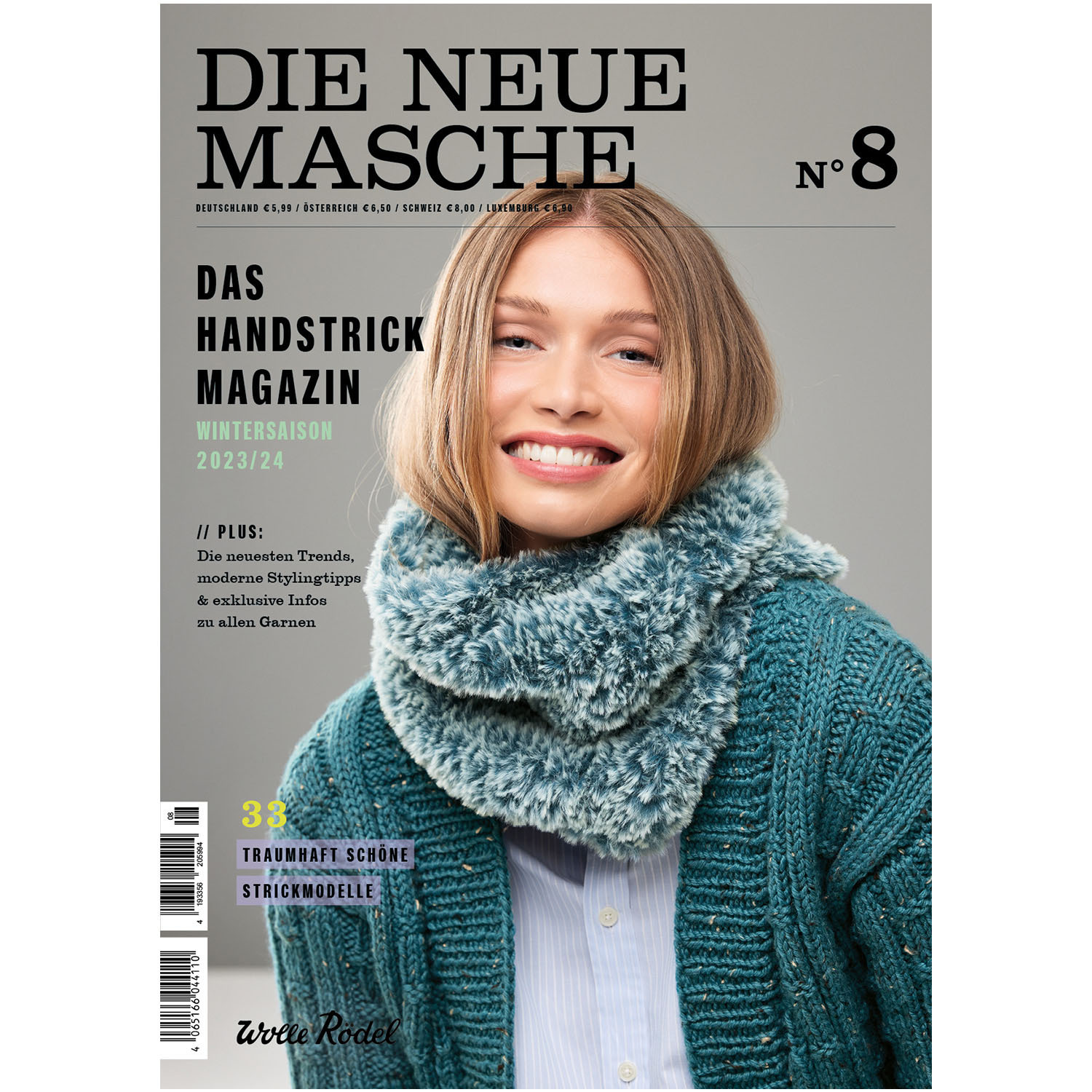 Strickset Jacke Modell 14 aus Die Neue Masche Nr. 8