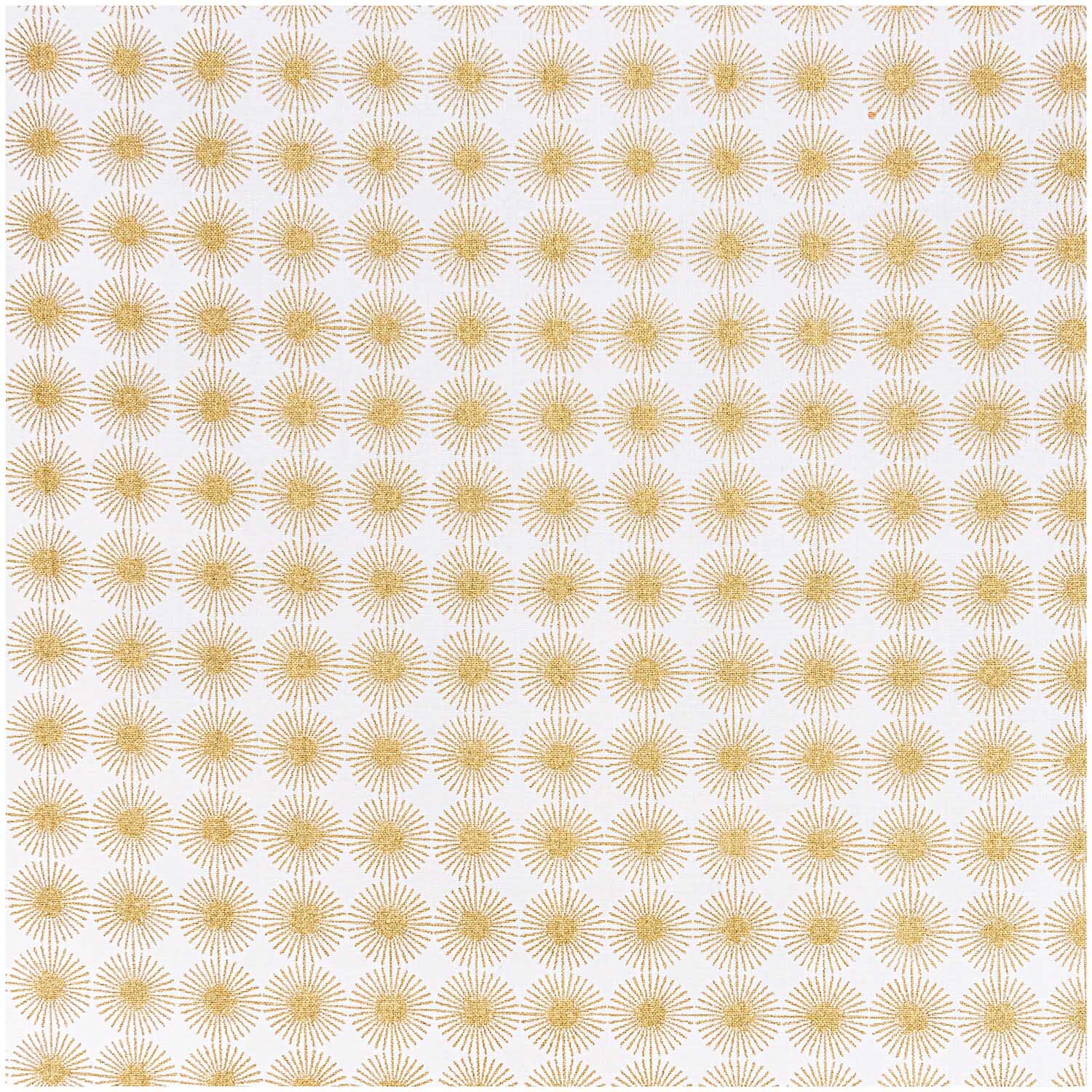 Stoff Rosette gold 50x140cm