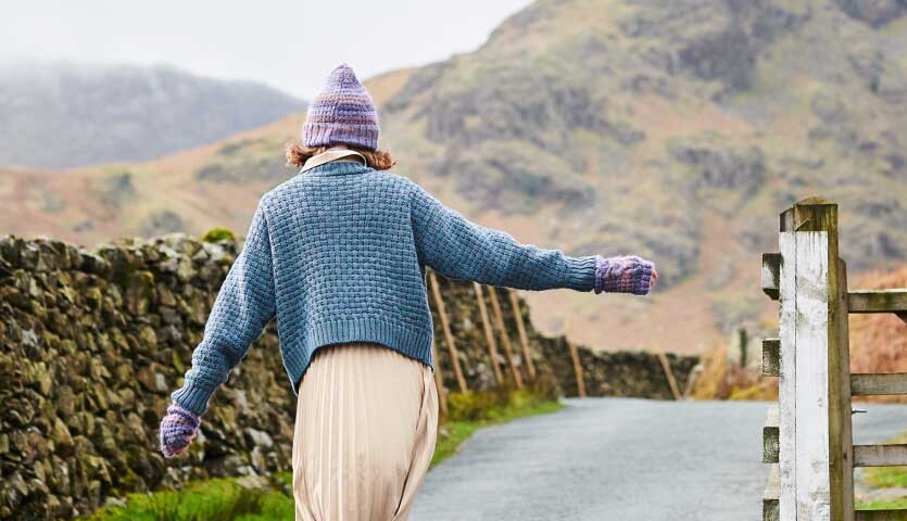 Strickanleitung Jacke aus Essentials Merino dk