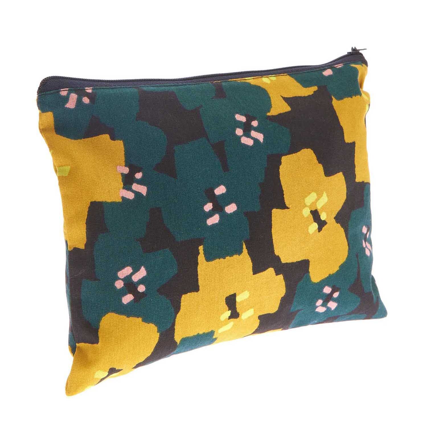 Pouch Okina Hana Blumenprint 17x23cm