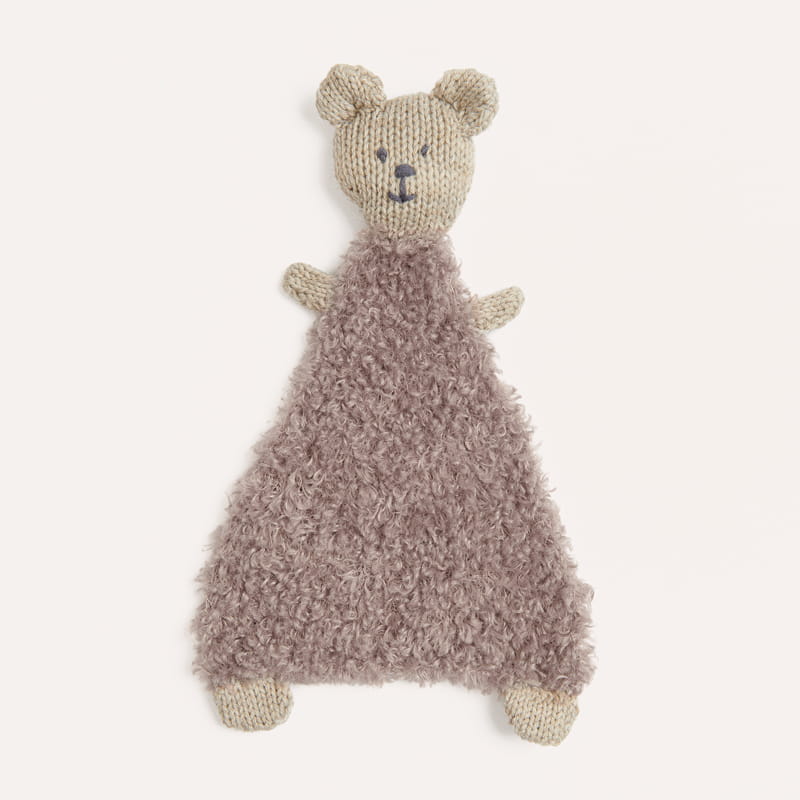 Gestricktes Teddy-Schmusetuch