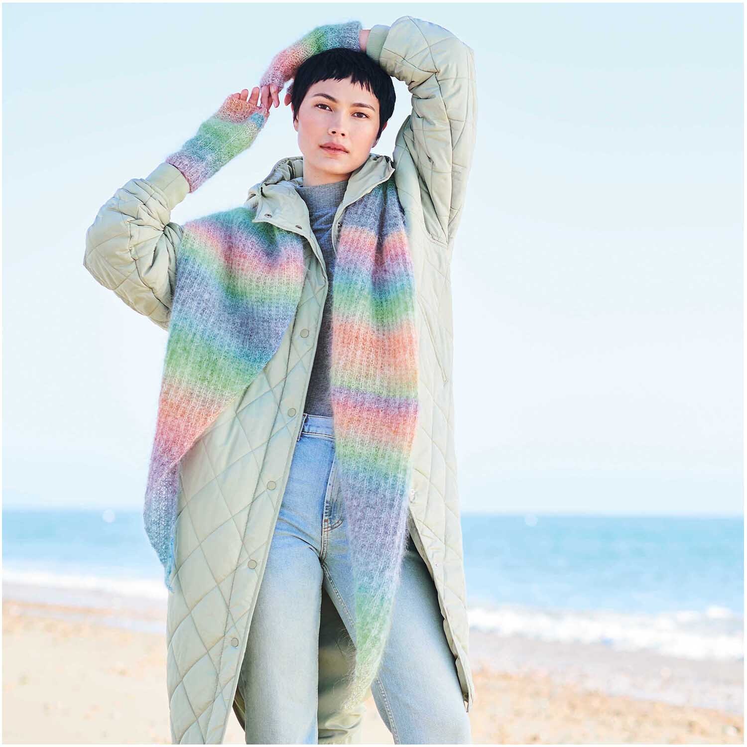 Fashion Mohair Rainbows