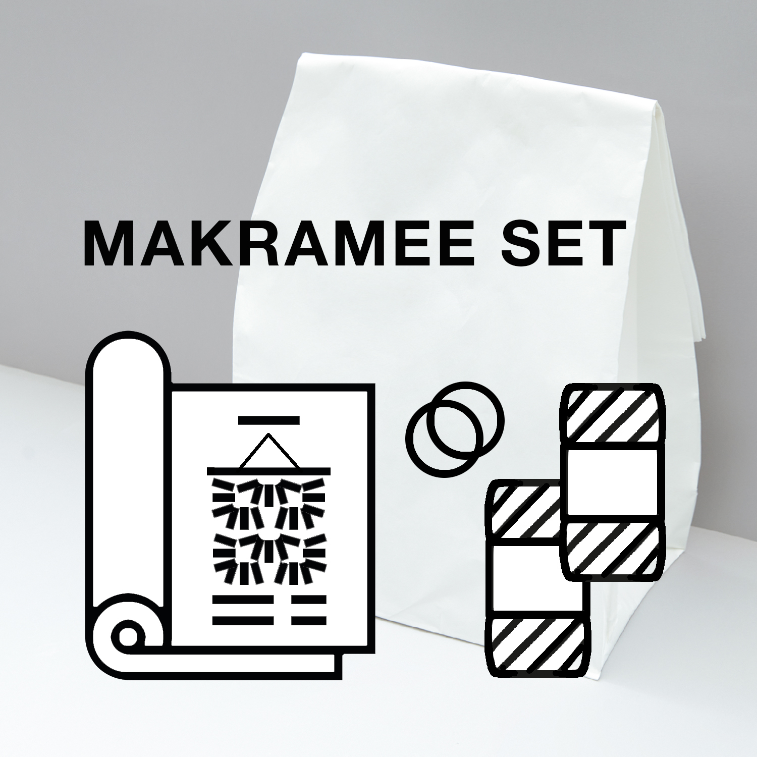 Makramee Set Dekoring aus Rico Macrame 