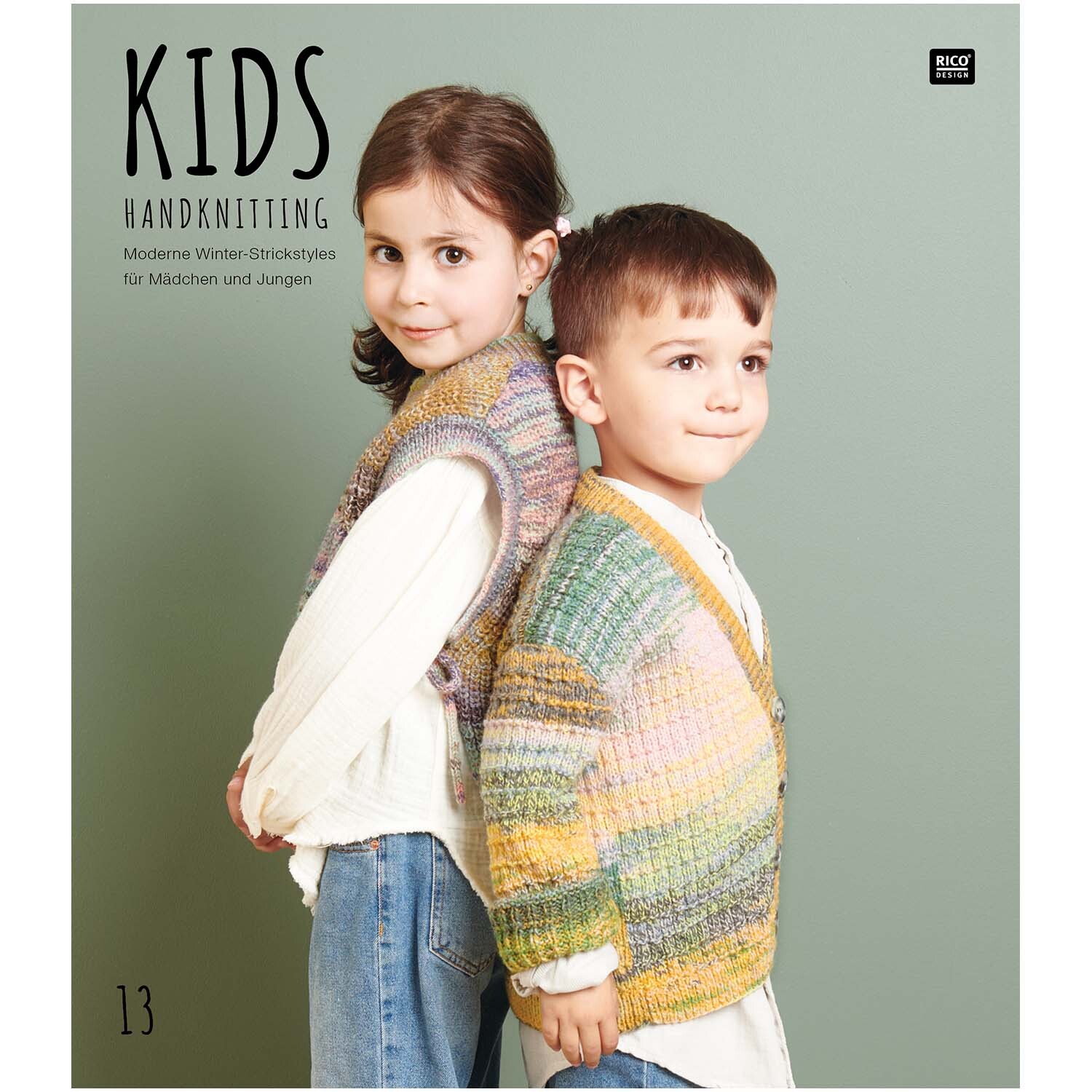 Strickset Pullover Modell 09 aus Rico Kids 13