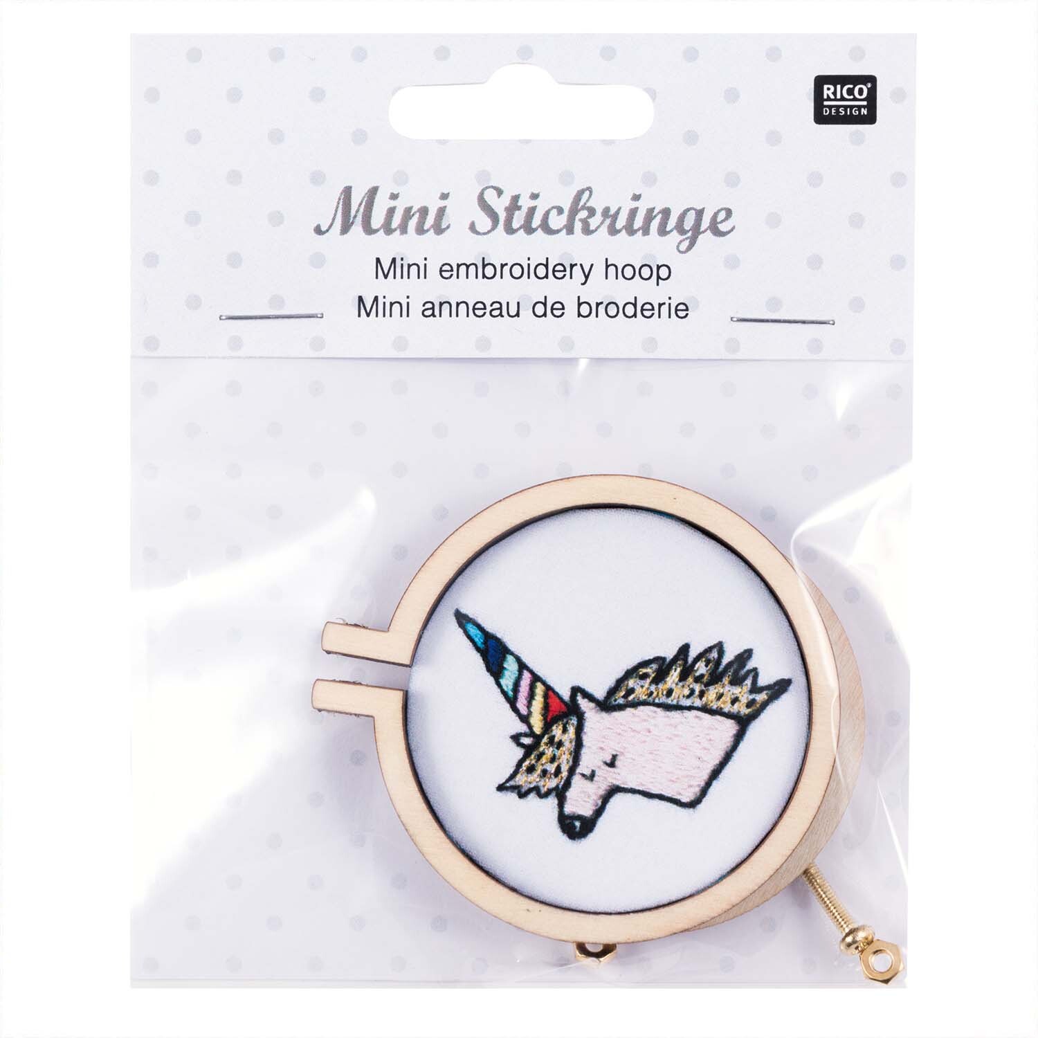 Stickring mini rund 1 Stück