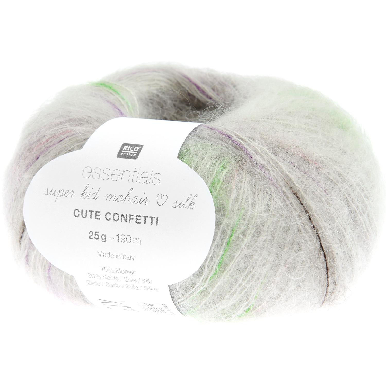 Essentials Super Kid Mohair Loves Silk Cute Confetti