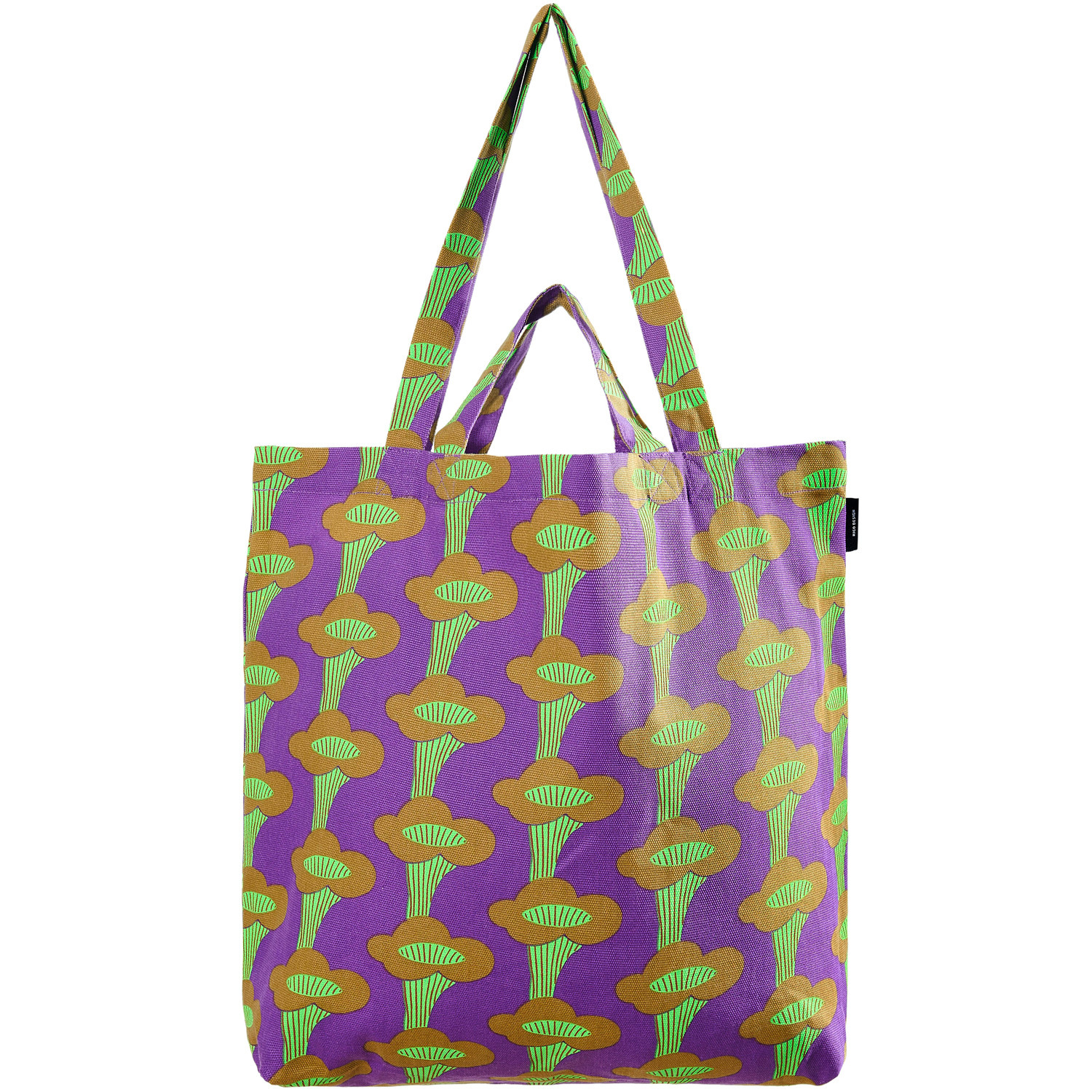 Canvas-Shopper Pfifferlinge Neon Violett