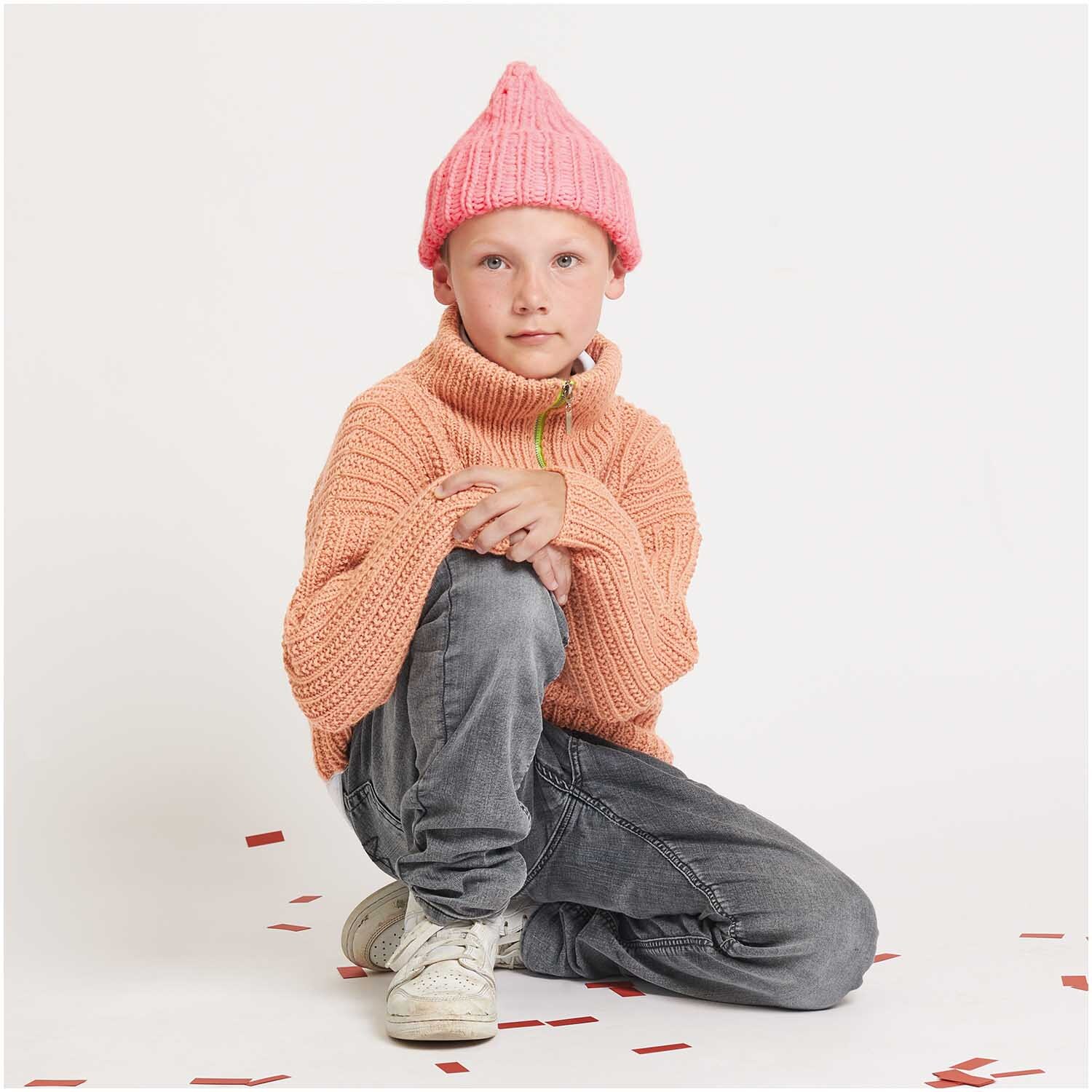 Strickset Mütze Modell 21 aus Kids Nr. 12