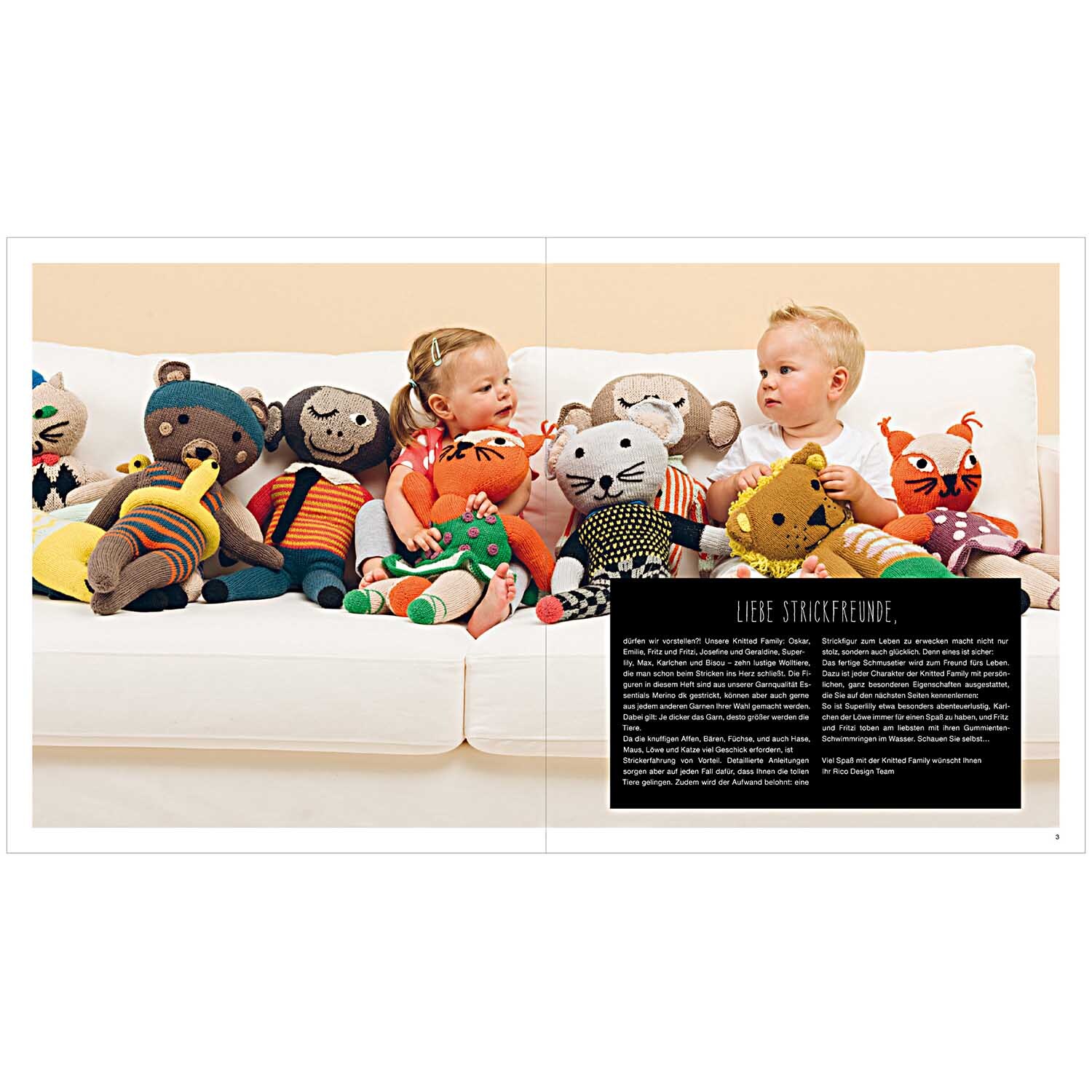 Knitted Family - 10 lustige Tiere zum Stricken