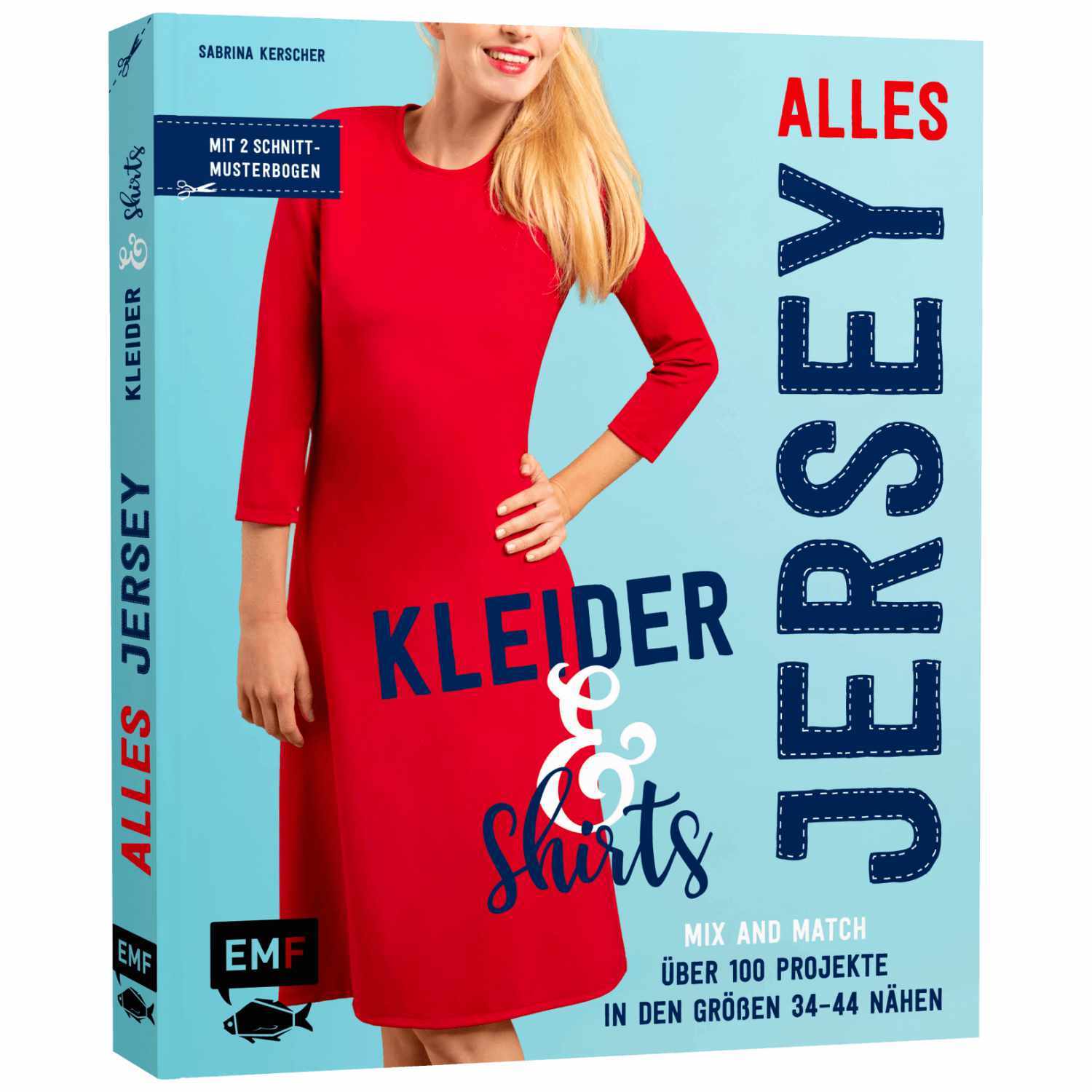 Alles Jersey: Kleider & Shirts: Schnittteile kombinieren