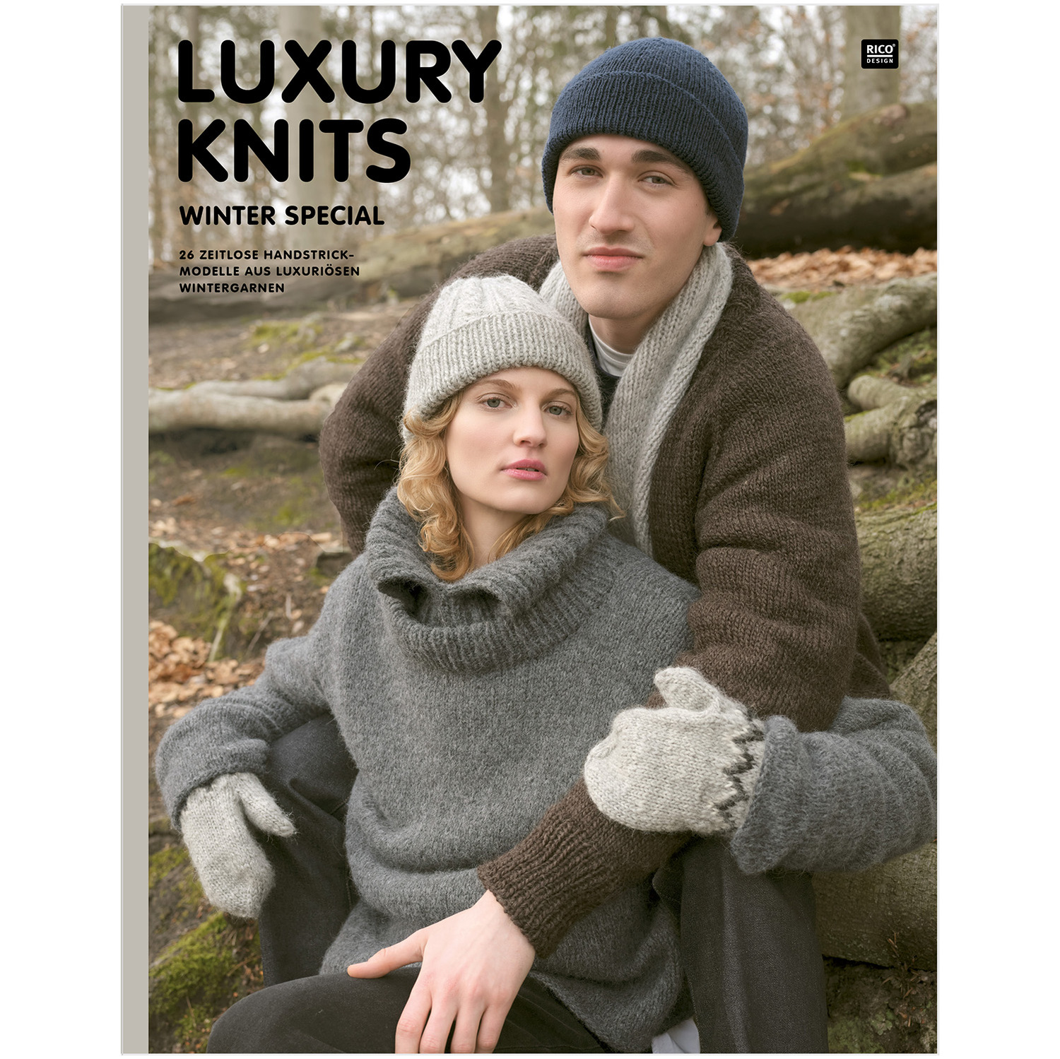 Strickset Schal Modell 14 aus Luxury Knits Winter Special