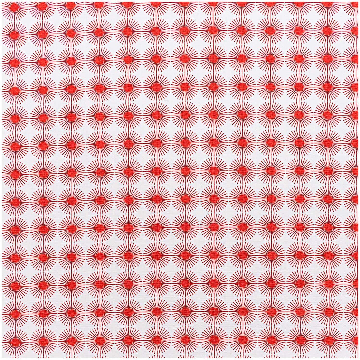 Stoff Rosette rot 50x140cm