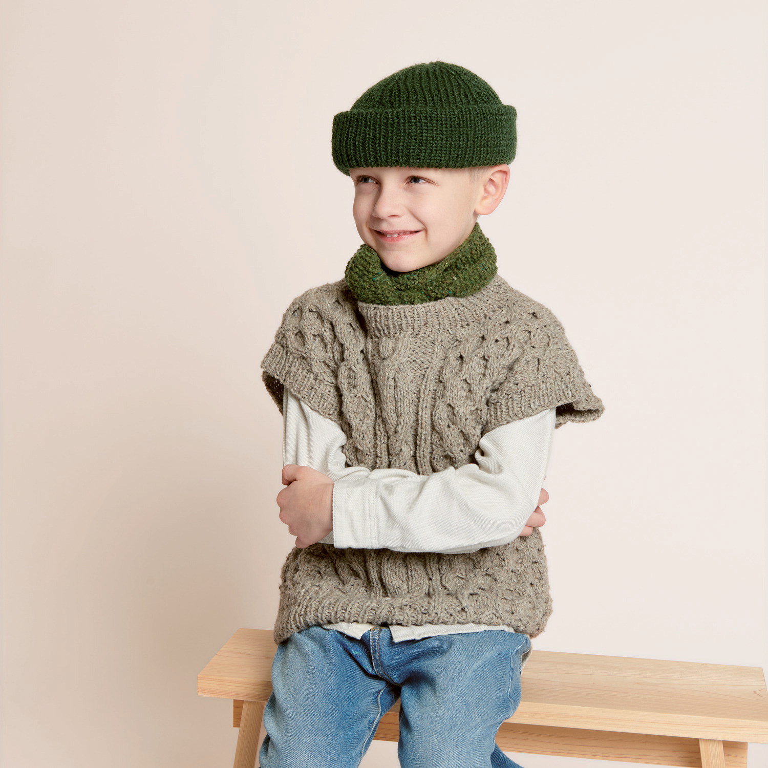 Strickset Kinderpullunder Modell 26 aus Trachtenbuch I mog di