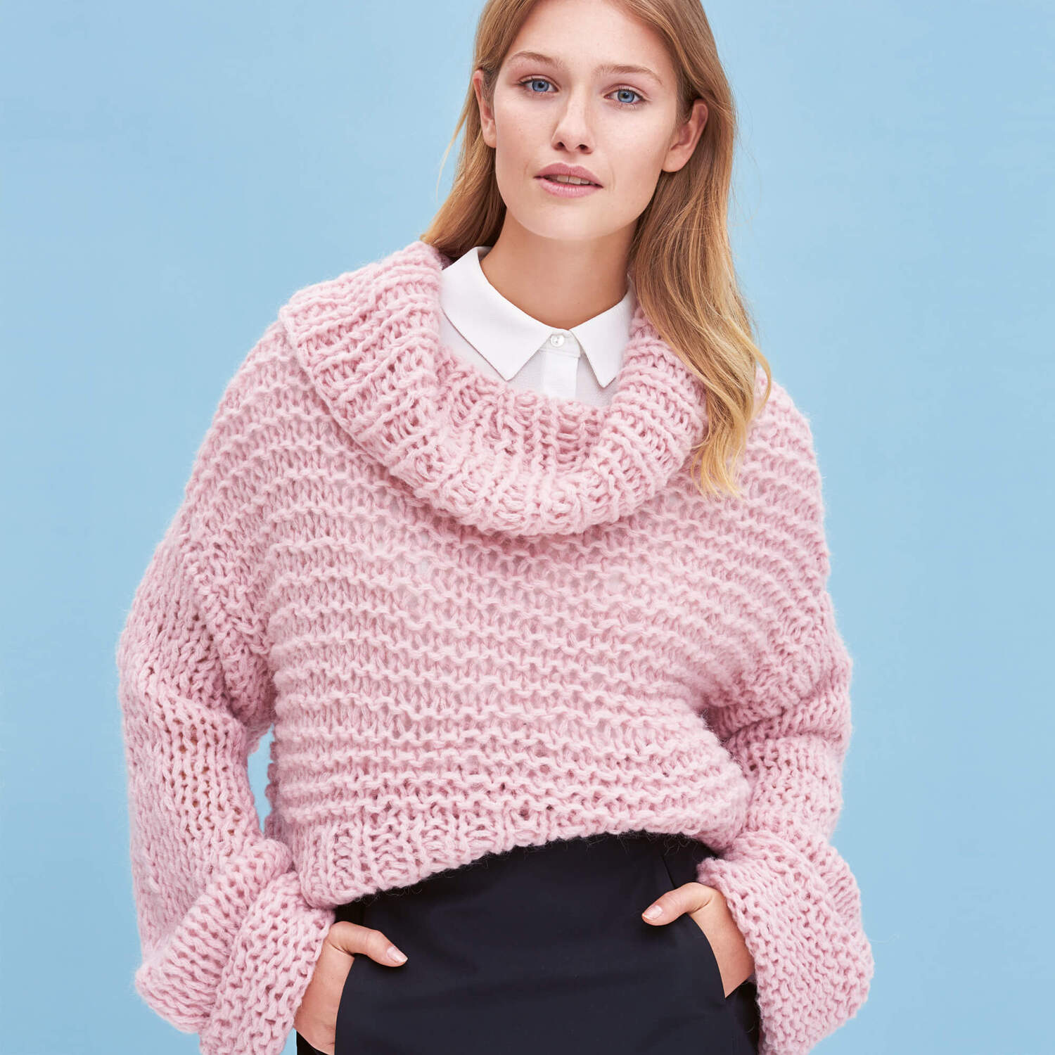 Strickanleitung Pullover aus Mohair Soft