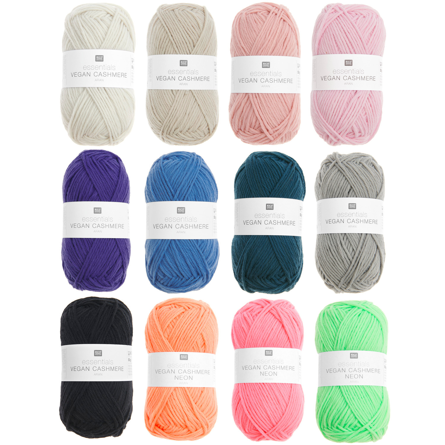 Essentials Vegan Cashmere Neon aran