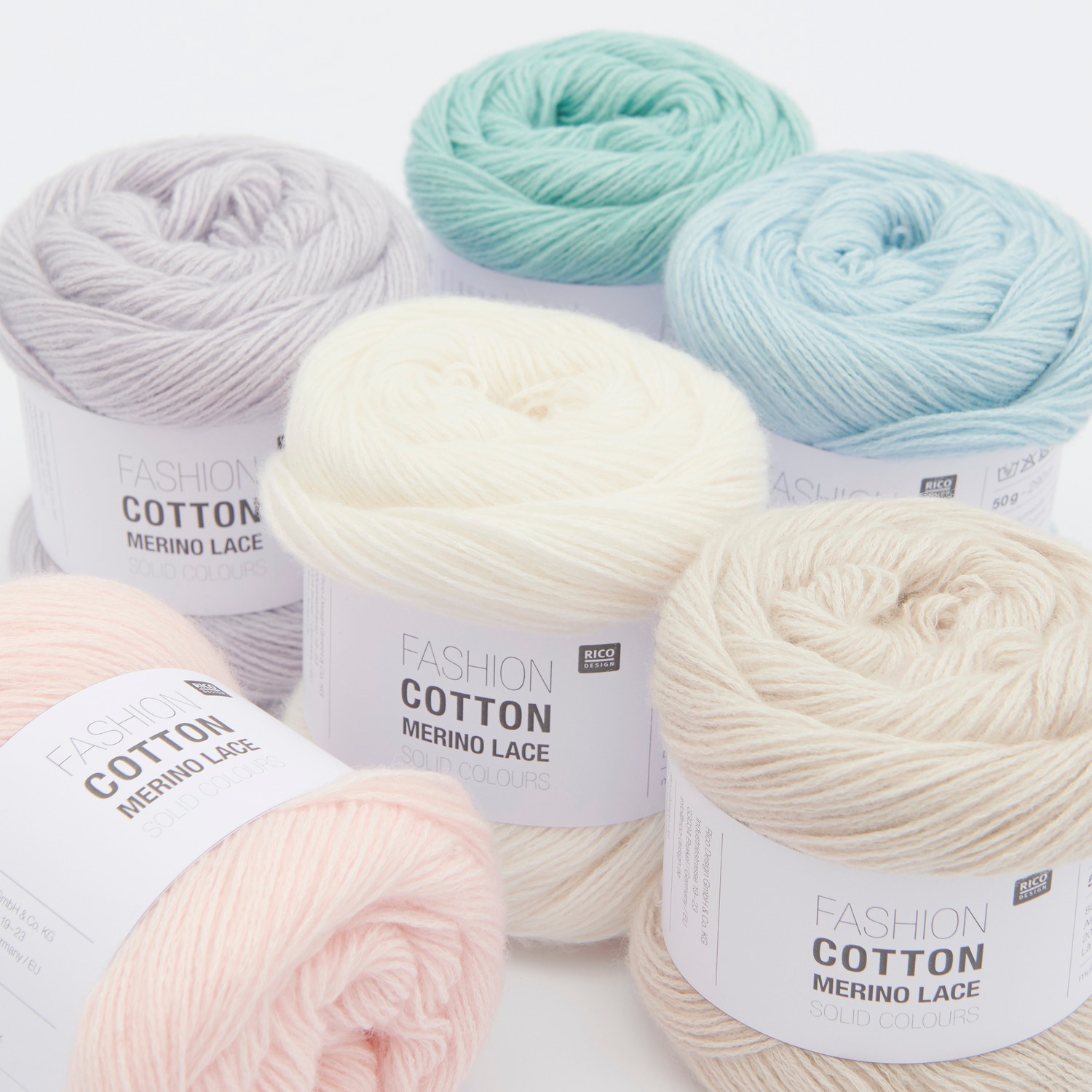 Fashion Cotton Merino Lace Solid Colours 