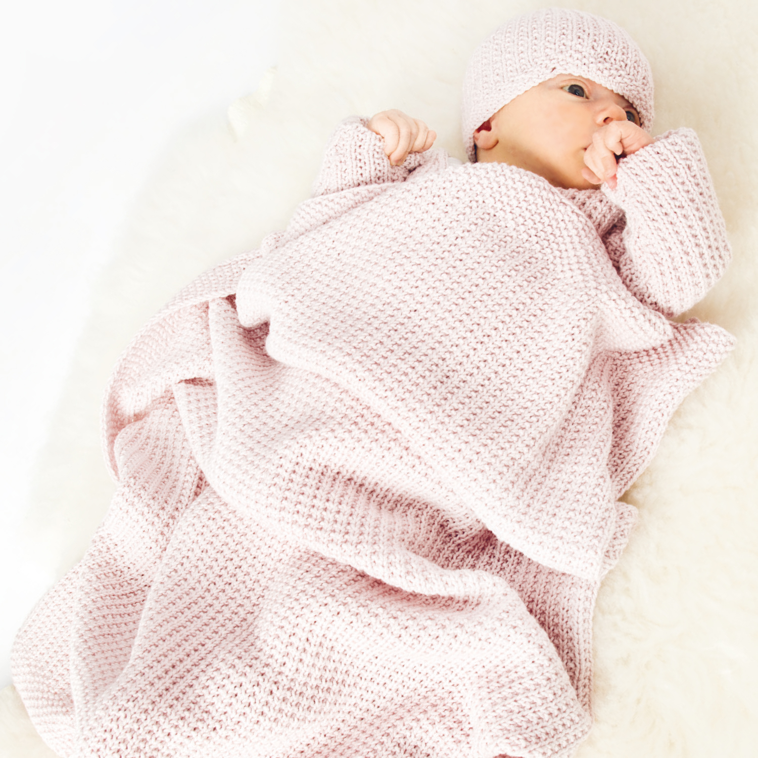 Strickanleitung Baby-Decke