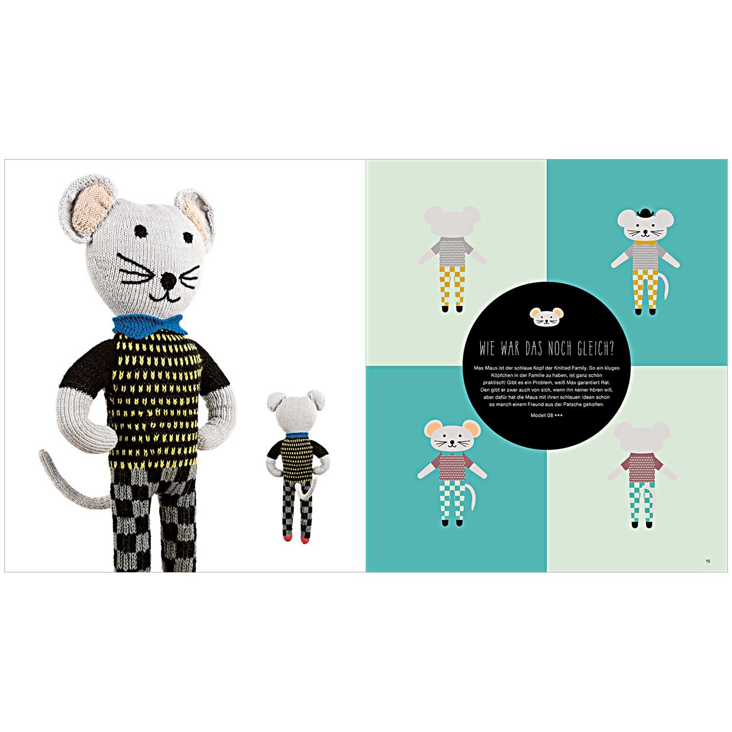 Knitted Family - 10 lustige Tiere zum Stricken