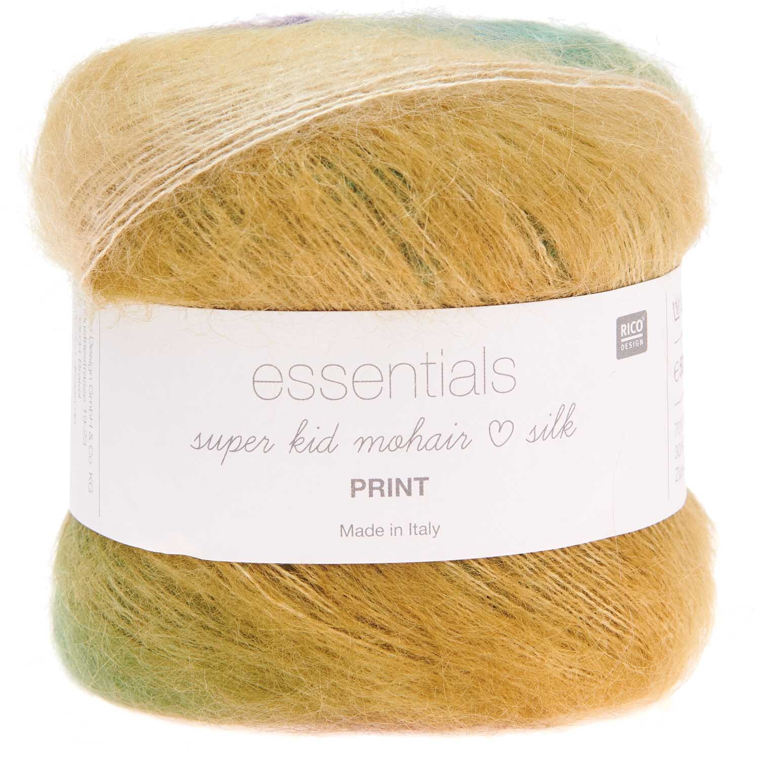 Essentials Super Kid Mohair Loves Silk Print