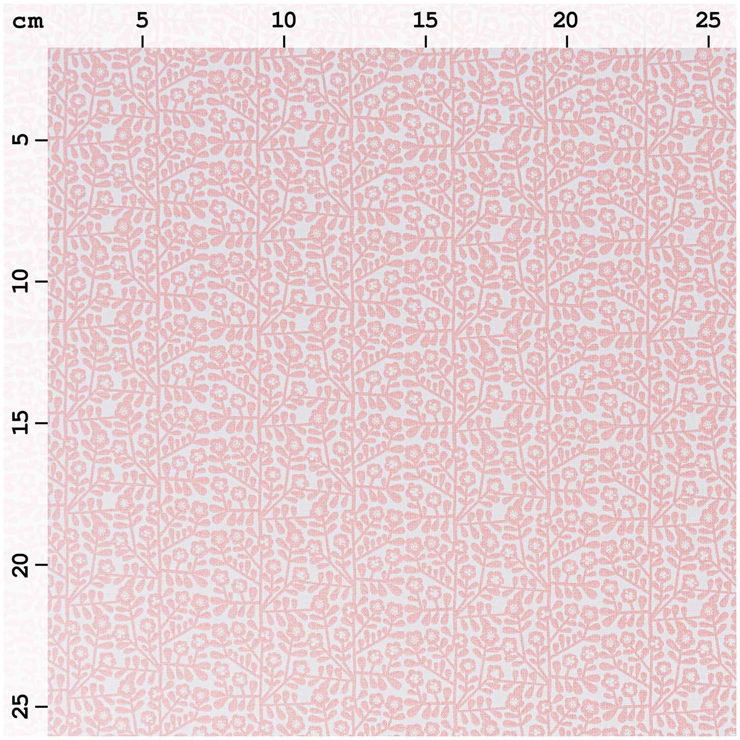 Druckstoff kleine Blumen blassrosa 140cm