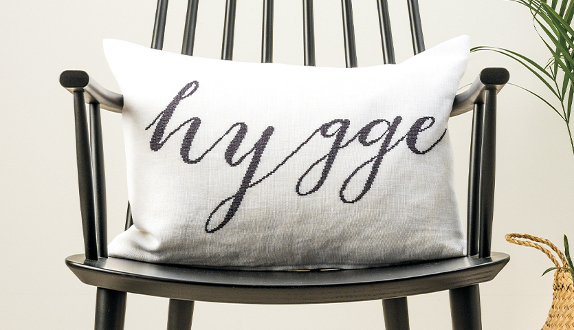 Stickanleitung Hygge Kissen