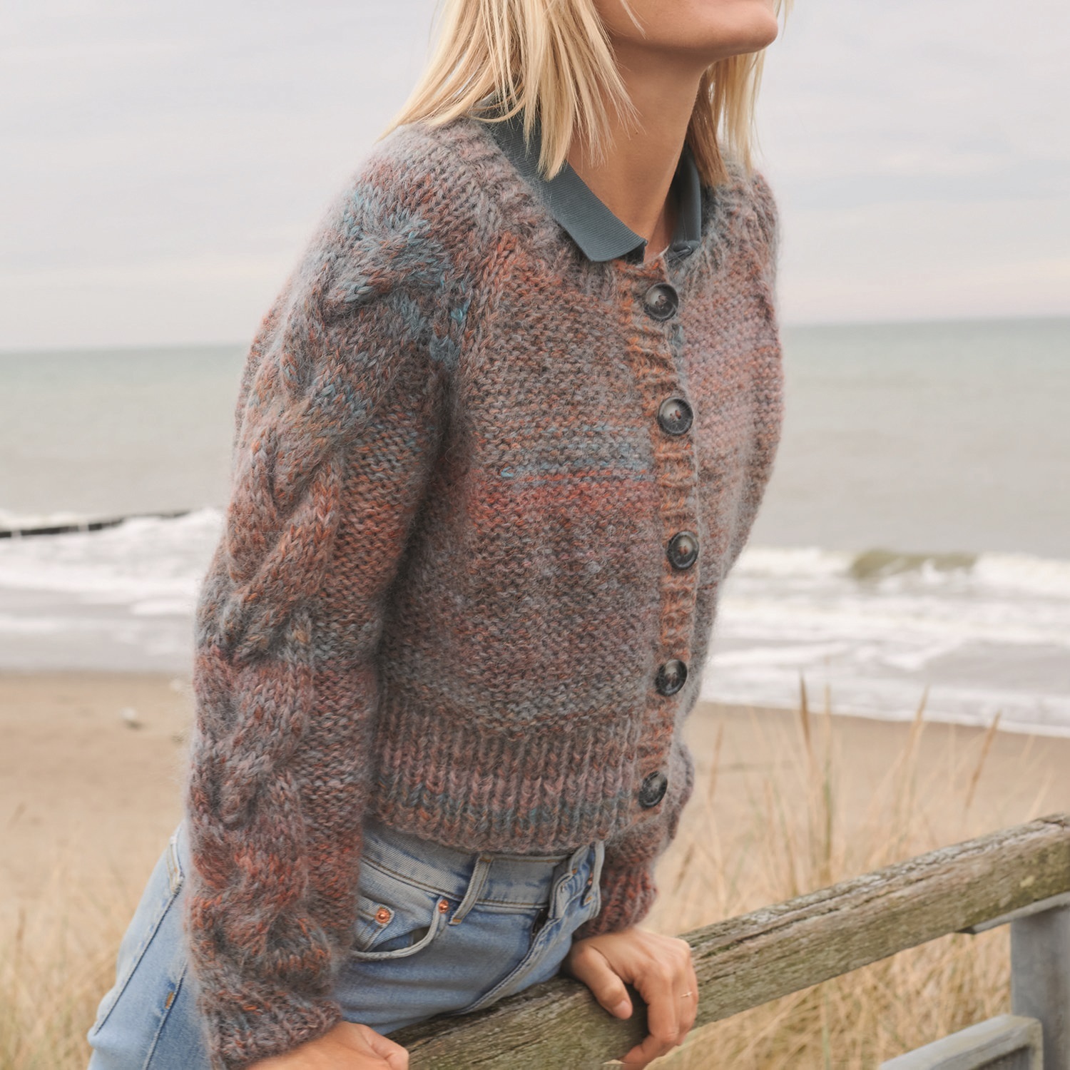 Strickanleitung Jacke aus Creative Mohair Melange