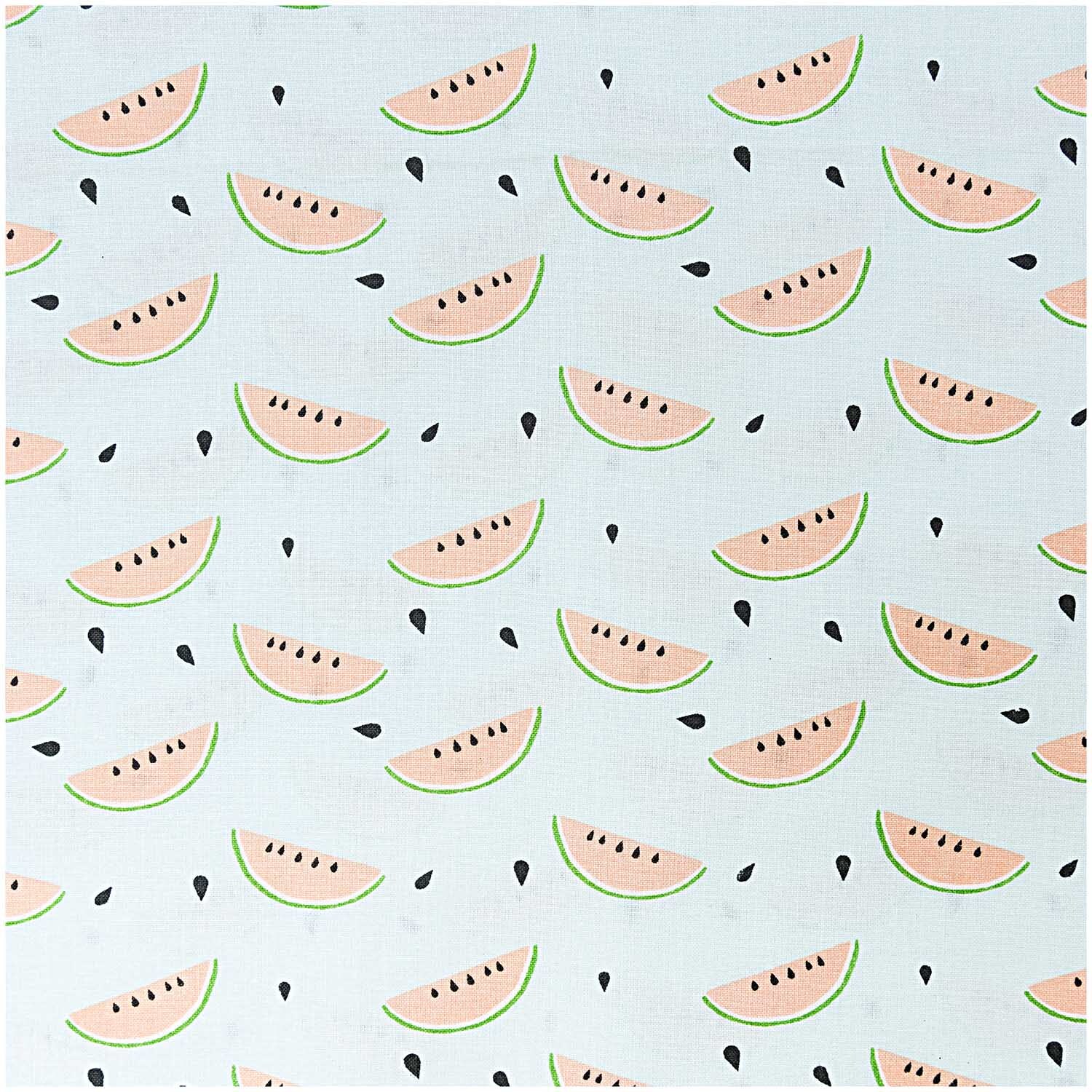 Stoff Melone mint 50x140cm